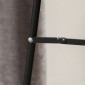 Καθρέφτης Ολόσωμο Κυματιστό Σχήμα 160x50cm Κάλυμμα Κορνίζας Ελεύθερο Βελούδινο Υπνοδωμάτιο Σαλόνι Λευκό