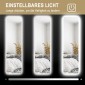 Ολόσωμος καθρέφτης LED, χειριστήριο αφής, ρυθμιζόμενο, χωρίς πλαίσιο, 40 x 150 cm