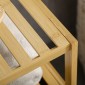 Ντουλάπα μπάνιου Ράφι μπάνιου, μπαμπού, 1 ράφι, 1 ντουλάπι, 33 cm x36,5 cm x67 cm, φυσικό