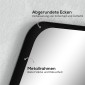 Καθρέφτης μπάνιου καθρέφτης τοίχου μεμβράνη προστασίας από θραύσματα μεταλλικός σκελετός μπάνιου 50 x 70 cm μαύρο