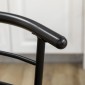 Σετ μπιστρό τραπέζι φαγητού τραπέζι κουζίνας με σετ καρέκλες, 1 τραπέζι, 2 καρέκλες, 80 cm x 53 cm x 74,5 cm, μαύρο