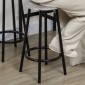 Σετ μπαρ, 5 τεμαχίων, τραπέζι & 4 σκαμπό, industrial design, compact, ρουστίκ