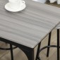 Σετ μπαρ, 5 τεμαχίων, τραπέζι & 4 σκαμπό, industrial design, compact, ρουστίκ