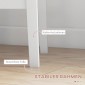 Σετ τραπεζαρίας 3 τεμαχίων, ομάδα καθιστικών, τραπέζι με καρέκλες, μασίφ ξύλο, λευκό