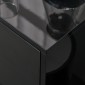 2 Συρτάρι 2 Πόρτες Αντιανακλινόμενος Αποθηκευτικός Ντουλάπα για Σαλόνι Υπνοδωμάτιο 79 x 36 x 74 cm Μαύρο