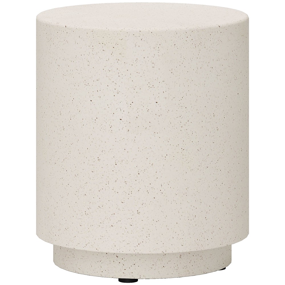 Βοηθητικό τραπεζάκι Concrete look 37 cm x 37 cm x 43 cm Ανόργανο μεταλλεύμα σε σκόνη γκρι