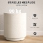Βοηθητικό τραπεζάκι Concrete look 37 cm x 37 cm x 43 cm Ανόργανο μεταλλεύμα σε σκόνη γκρι