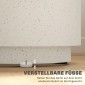Βοηθητικό τραπεζάκι Concrete look 37 cm x 37 cm x 43 cm Ανόργανο μεταλλεύμα σε σκόνη γκρι