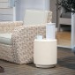 Βοηθητικό τραπεζάκι Concrete look 37 cm x 37 cm x 43 cm Ανόργανο μεταλλεύμα σε σκόνη γκρι