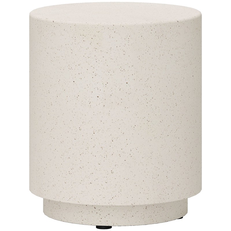 Βοηθητικό τραπεζάκι Concrete look 37 cm x 37 cm x 43 cm Ανόργανο μεταλλεύμα σε σκόνη γκρι