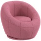 Kindersessel Kindermöbel Kinderhocker, Teddy-Fleece, 60 cm x 56 cm x 48 cm, Rosa
