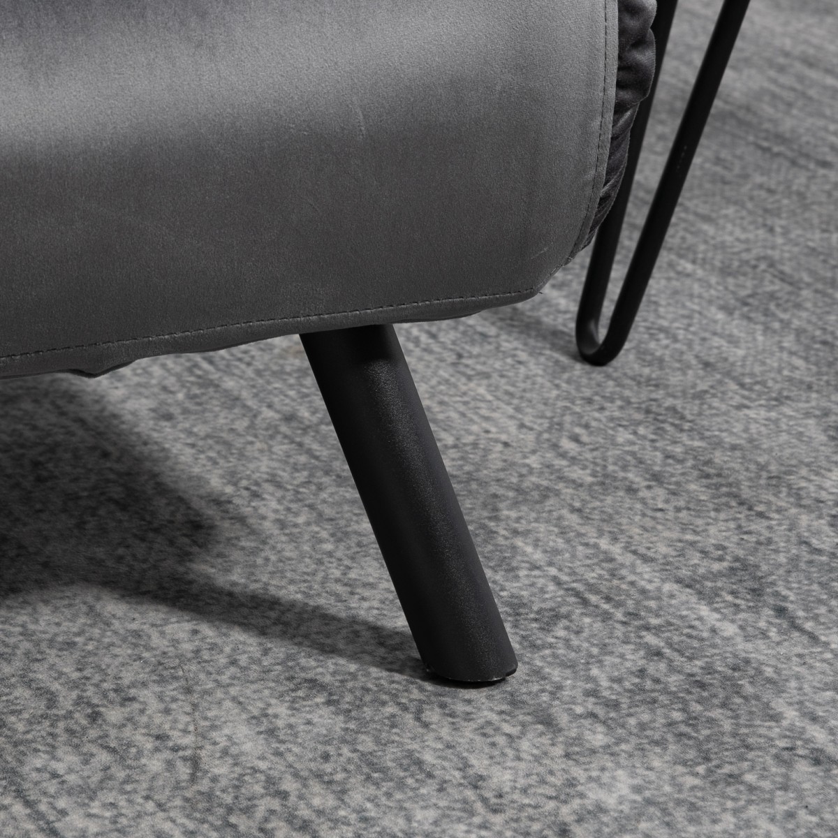 Καναπές-κρεβάτι, 2θέσιος καναπές, βελούδινος καναπές, λειτουργία ύπνου, με 2 μαξιλάρια, βελούδινη εμφάνιση, φυσικό + σκούρο γκρι + μαύρο