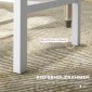 Σετ 4 καρέκλες κουζίνας, καρέκλες τραπεζαρίας, μασίφ ξύλο, μοντέρνα σχεδίαση, 38,5 cm x 47,5 cm x 99 cm, φυσικό