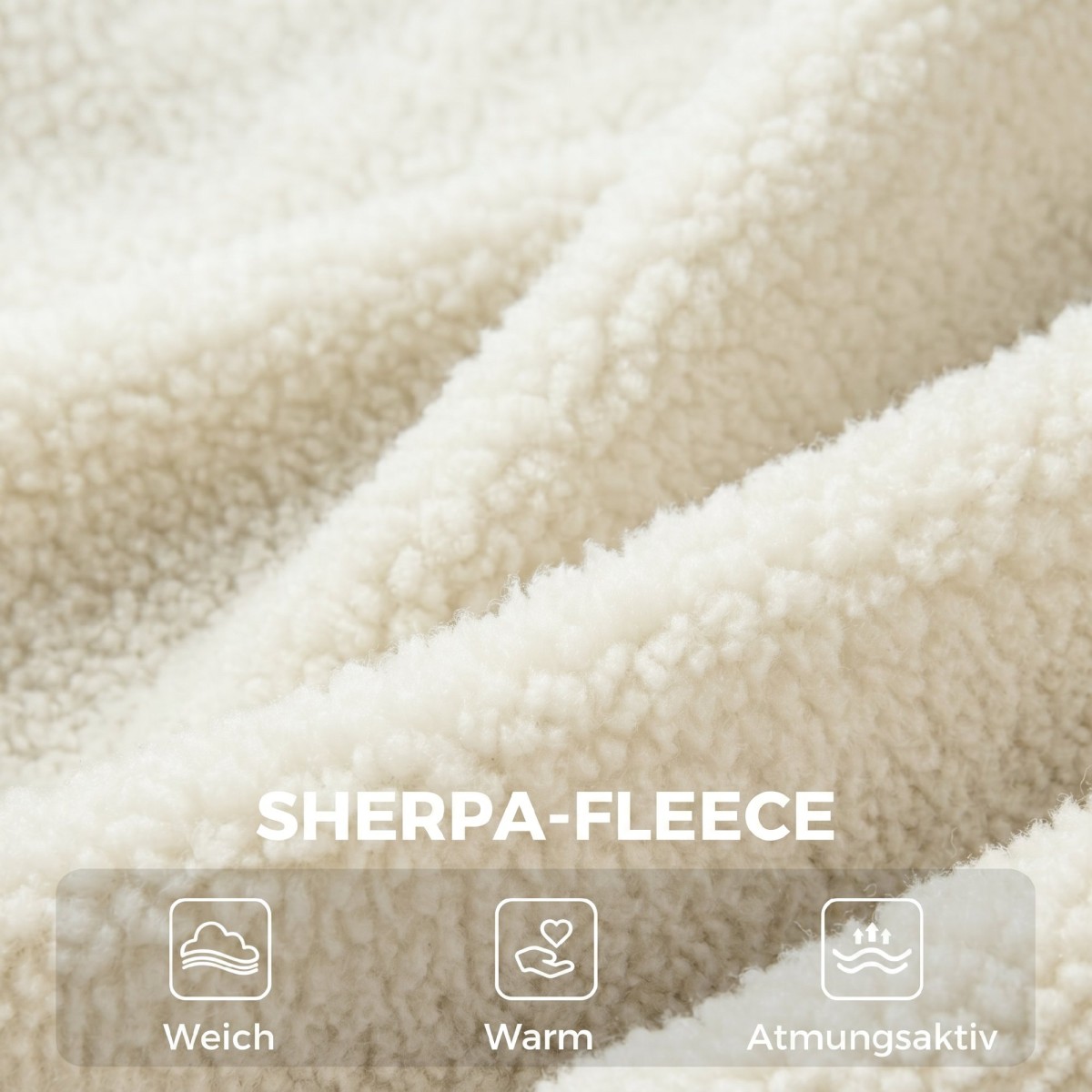 Μοντέρνα ξαπλώστρα, πολυθρόνα Sherpa fleece με κυρτή πλάτη, ενσωματωμένα μπράτσα, μεταλλικά πόδια, κρεμ λευκό