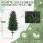 Σετ 2 τεχνητών φυτών, τεχνητά κυπαρίσσια με 831 φύλλα το καθένα, πολυχρηστικά, πράσινα