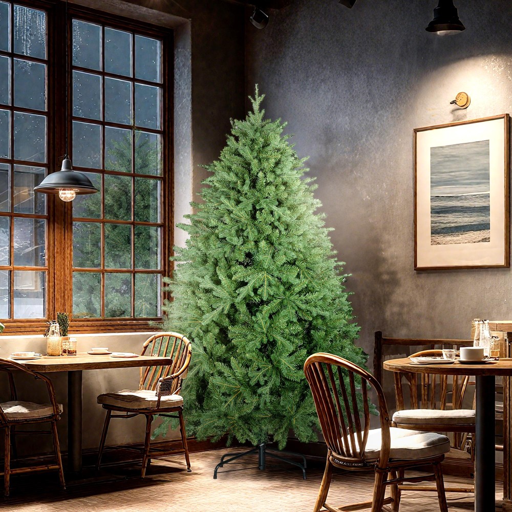 HOMCOM Τεχνητό Χριστουγεννιάτικο Δέντρο 180 cm Πεύκο Τεχνητό με 3026 Κλαδιά για Εσωτερικό Χώρο