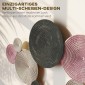 Σετ Διακόσμησης Τοίχων Design Disc, 8 Μεταλλικοί Δίσκοι, Ευέλικτο, Πολύχρωμο