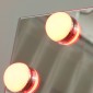 Ολόσωμος καθρέφτης 150x40 cm όρθιος καθρέφτης RGB-LED με 21 λαμπτήρες 7 φωτεινά χρώματα διακόπτης αφής λειτουργία μνήμης