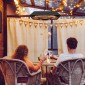 Θερμοσίφωνα υπερύθρων 2000 watt Θερμοσίφωνα με τηλεχειριστήριο 3 επίπεδα θέρμανσης Προστατευτικό κάλυμμα Οθόνη LED IP45 θερμάστρα θέρμανσης βεράντας θερμάστρα στάθμευσης θερμάστρα υπέρυθρης θέρμανσης μαύρο