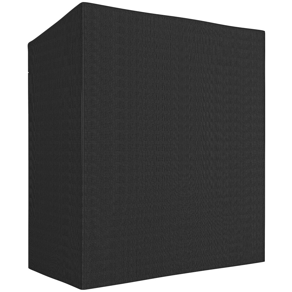 Outsunny Ράφι για ξύλα τζακιού, Στάντ καυσόξυλων από ατσάλι, Κάλυμμα από ύφασμα, 300 kg Χωρητικότητα, 140 x 70 x 154 cm, Μαύρο