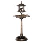 Vogeltränke Bird Bath Vintage Design, ανθεκτικό στο υγρό, 50 cm × 50 cm × 113 cm, ορείχαλκος