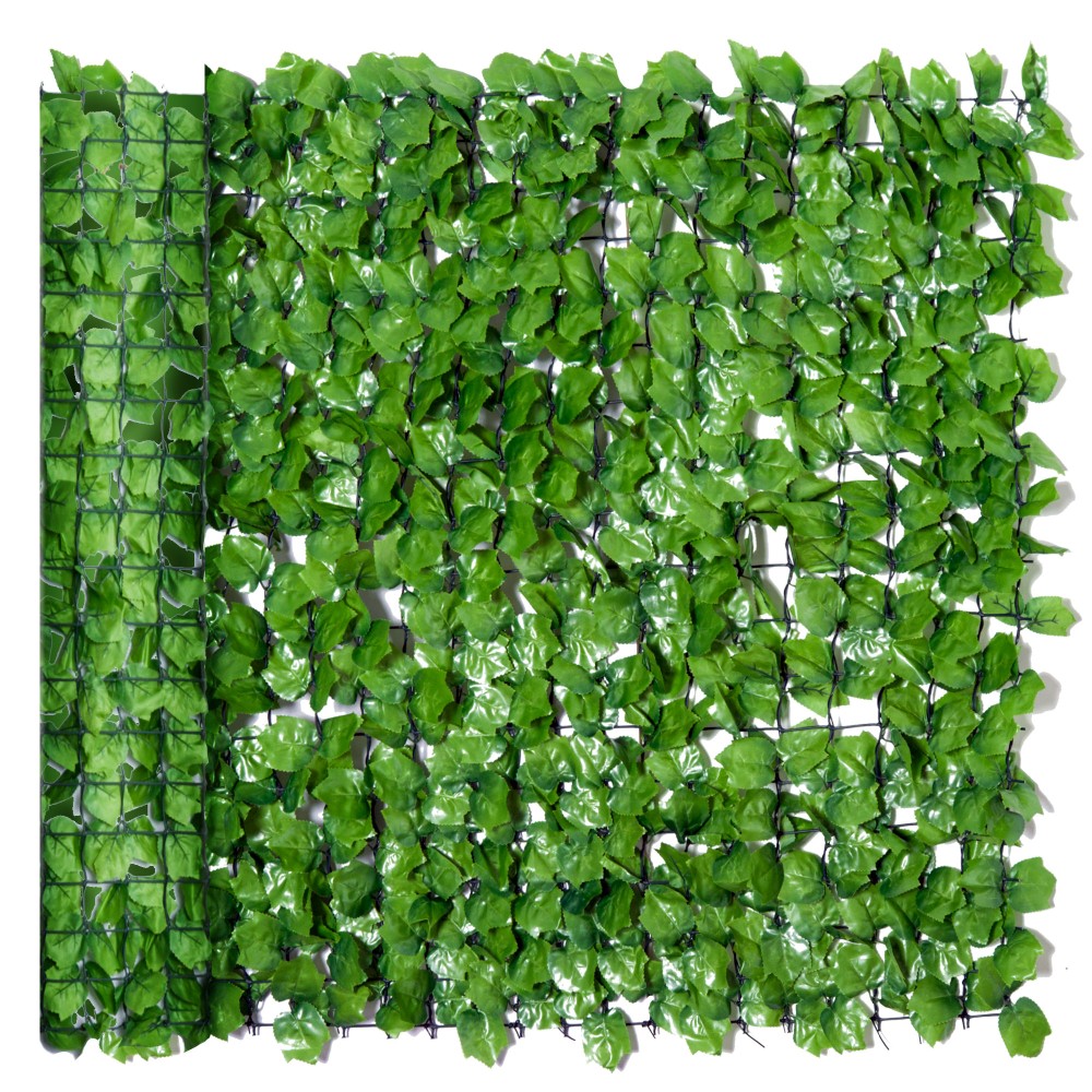 Τεχνητός φράκτης Privacy Screen UV Proteced Privacy Screen with Leaves Hedge Fence 300 x 100 cm Πράσινο