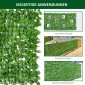 Τεχνητός φράκτης Privacy Screen UV Proteced Privacy Screen with Leaves Hedge Fence 300 x 100 cm Πράσινο