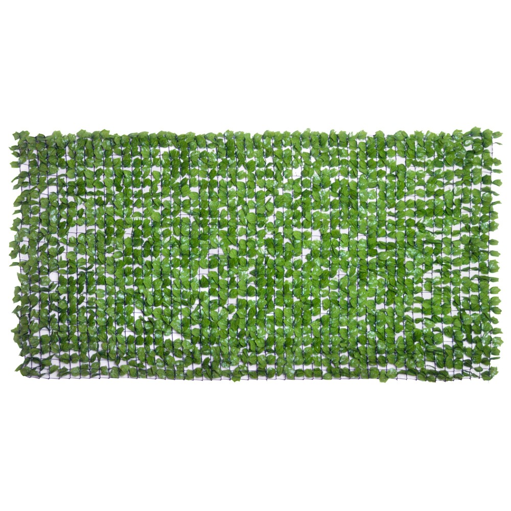 Τεχνητός φράκτης Privacy Screen UV Proteced Privacy Screen with Leaves Hedge Fence 300 x 150 cm Πράσινο