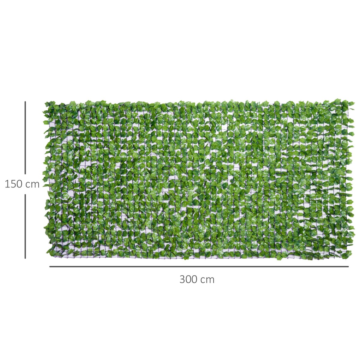 Τεχνητός φράκτης Privacy Screen UV Proteced Privacy Screen with Leaves Hedge Fence 300 x 150 cm Πράσινο