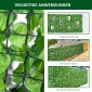 Τεχνητός φράκτης Privacy Screen UV Proteced Privacy Screen with Leaves Hedge Fence 300 x 150 cm Πράσινο
