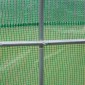 Θερμοκήπιο 3,5 x 3 x 2 m θερμοκήπιο με ρολό με φερμουάρ ράβδοι στήριξης παραθύρων 6 ματιών