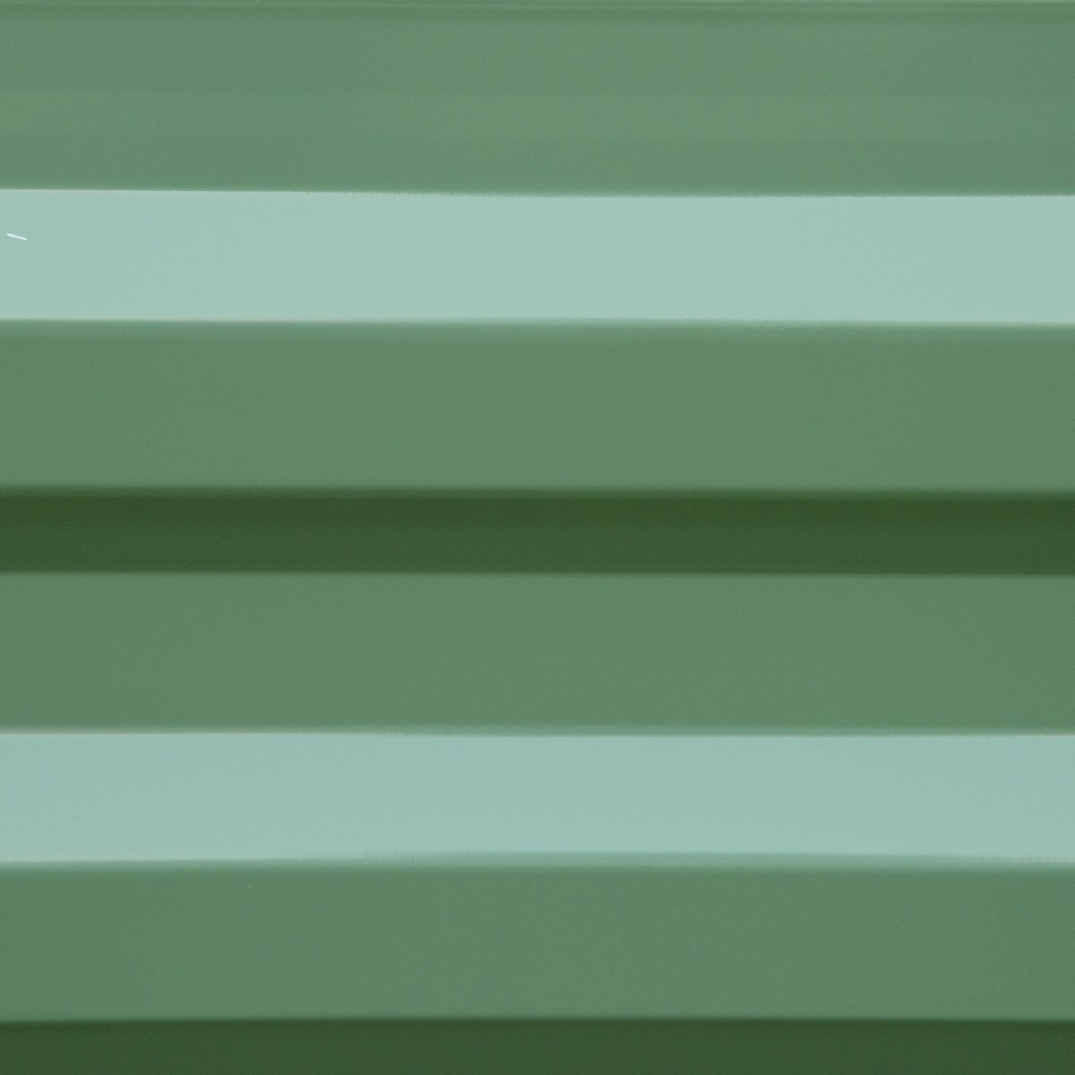 Planter Box, Σετ 2, Flower Box, Ανοιχτό κάτω, Ατσάλινο πλαίσιο, Πράσινο, (2 x) 100 x 100 x 30 cm
