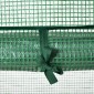 Μίνι θερμοκήπιο καλλιέργειας θερμοκηπίου με αλουμινόχαρτο και 3 ράφια, ράφια, ρολό πόρτα, φυτικό μπάλωμα