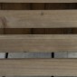 Σετ με 2 βάσεις από μασίφ ξύλο, 4 ρόδες με φρένα 30cm x 30cm x 7cm Καφέ + Μαύρο