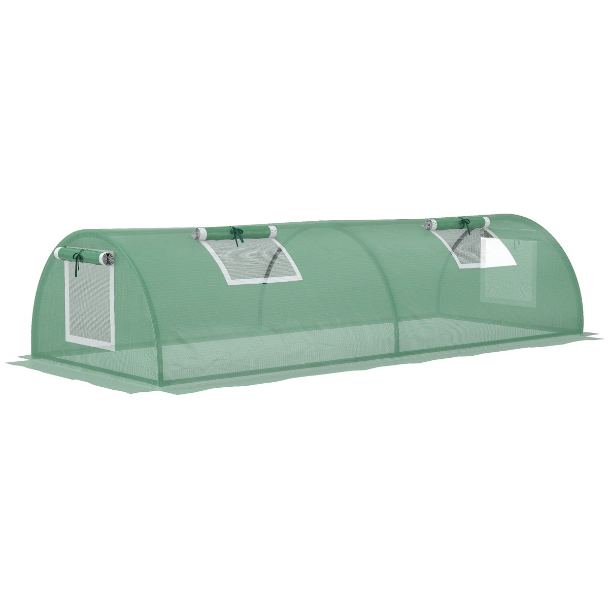 Polytunnel Weather Resistant Ανθεκτικό στην υπεριώδη ακτινοβολία Πολυτούνελ 200cm x 80cm x 45cm Πράσινο