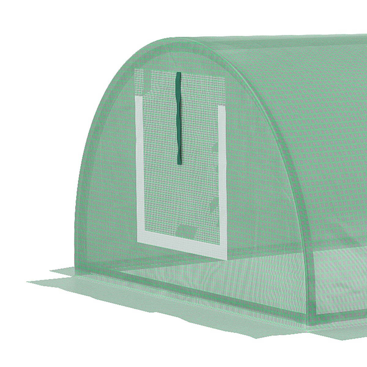 Polytunnel Weather Resistant Ανθεκτικό στην υπεριώδη ακτινοβολία Πολυτούνελ 200cm x 80cm x 45cm Πράσινο
