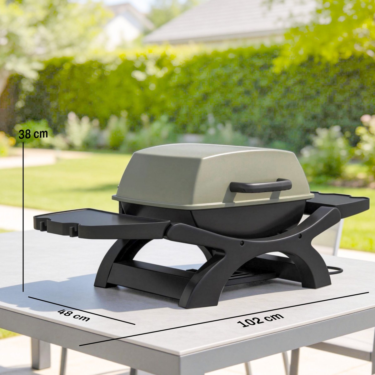 Επιτραπέζια ψησταριά ηλεκτρική 2300W 23x71 cm φορητή ηλεκτρική ψησταριά με αντικολλητική επίστρωση σχάρες σχάρα λίπους