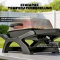 Επιτραπέζια ψησταριά ηλεκτρική 2300W 23x71 cm φορητή ηλεκτρική ψησταριά με αντικολλητική επίστρωση σχάρες σχάρα λίπους