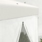 Περίπτερο κήπου, εξάγωνο, διχτυές κουρτίνες, μεταλλικός σκελετός, 3,94x3,412x2,5m, κρεμ