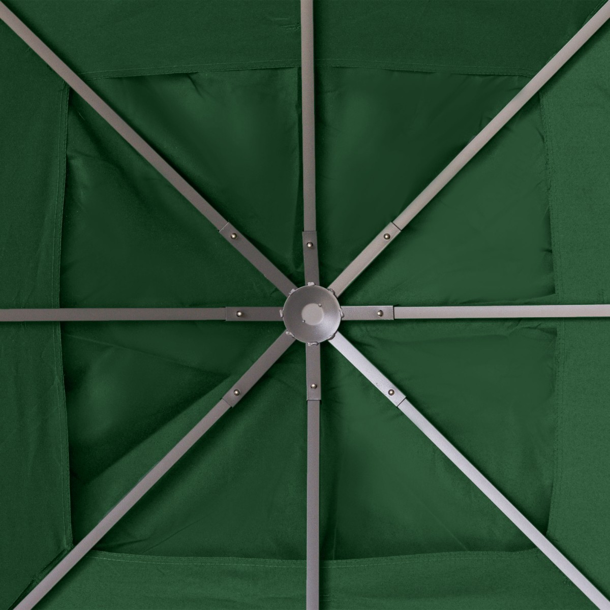 Ανταλλακτικό Garden Gazebo Roof 8 οπές αποστράγγισης νερού Εύκολη συναρμολόγηση Πολυεστέρας Πράσινο 2,98m x 2,98m