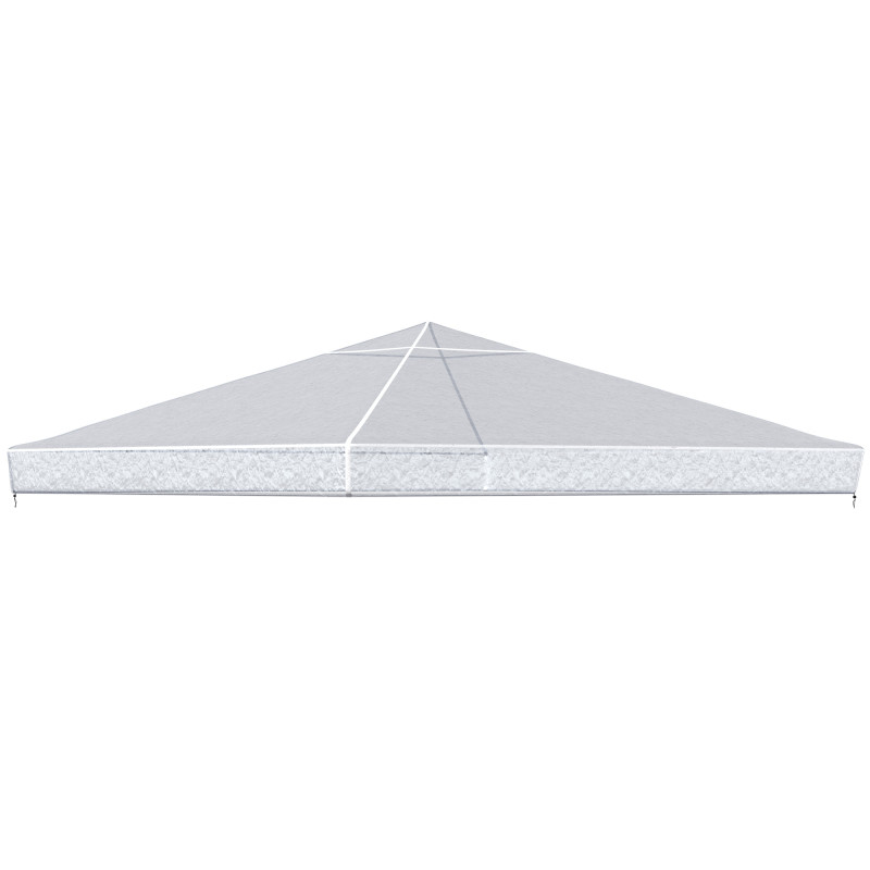 Gazebo Rain Cover Garden Gazebo Protector Αντιανεμικό αδιάβροχο πλαστικό μουσαμά 300L x 300W x 80H cm