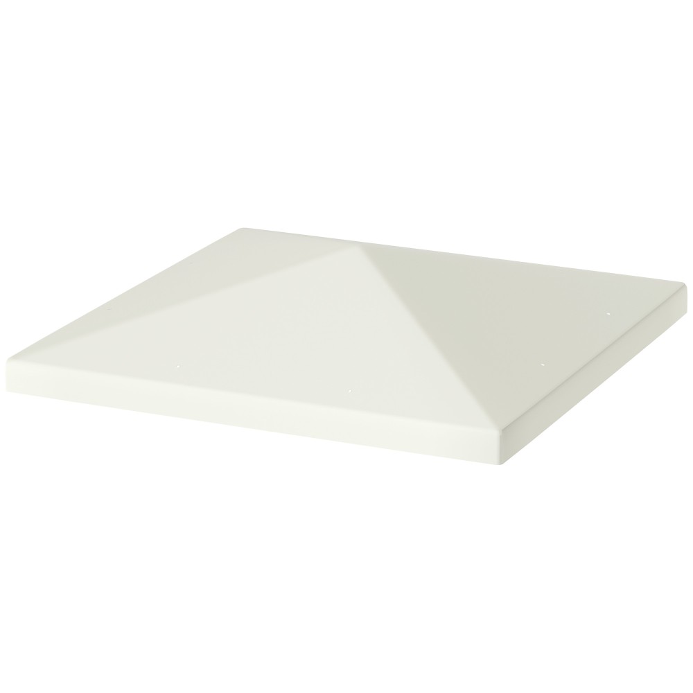 Outsunny 3 x 3 m Ανταλλακτικό κάλυμμα για τέντα, κάλυμμα για τέντα κήπου, με οπές αποστράγγισης, UPF30+, Ανοιχτό γκρι