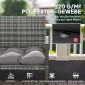 Μαξιλάρι πάγκου 105 x 46 x 12,5 cm μαξιλάρι πάγκου με δεσμούς, μαξιλάρι εξωτερικού καθίσματος για έπιπλα κήπου, πάγκος, γκρι