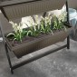Plant Stairs Flower Stairs Ράφι φυτών Stackable Weather Resistant 76cm x 79cm x 162cm Καφέ