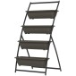 Plant Stairs Flower Stairs Ράφι φυτών Stackable Weather Resistant 76cm x 79cm x 162cm Καφέ