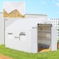 Θερμοκήπιο 3 x 2 x 2 m θερμοκήπιο με 4 δικτυωτά παράθυρα, φαρδιά πόρτα με φερμουάρ, κουνουπιέρα, ανθεκτική στην υπεριώδη ακτινοβολία
