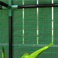 Θερμοκήπιο με ράφι 3 επιπέδων ανθεκτικό στην υπεριώδη ακτινοβολία πλαστικό κάλυμμα κυλιόμενη πόρτα 100 x 40 x 150 cm Πράσινο