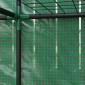 Μίνι θερμοκήπιο με πλαστικό κάλυμμα ραφιών 3 επιπέδων ανθεκτικό στην υπεριώδη ακτινοβολία Φορητή κυλιόμενη πόρτα 144 x 48 x 152 cm Πράσινη