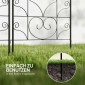 Μεταλλικές πέργκολες 2 τεμαχίων για βουλώματα, ανθεκτικές στη σκουριά με σχέδιο πουλιών για αναρριχώμενα φυτά 50x120 cm μαύρο