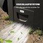240L Garden Composter, Τριγωνικός Κάδος Κομποστοποίησης με 3 Πόρτες, Μαύρος